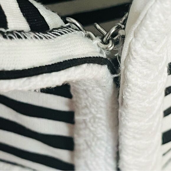 Katherine New York Blazer Black White Stripe Anchor Nautical Cord/Braid/Trim S - Picture 6 of 13